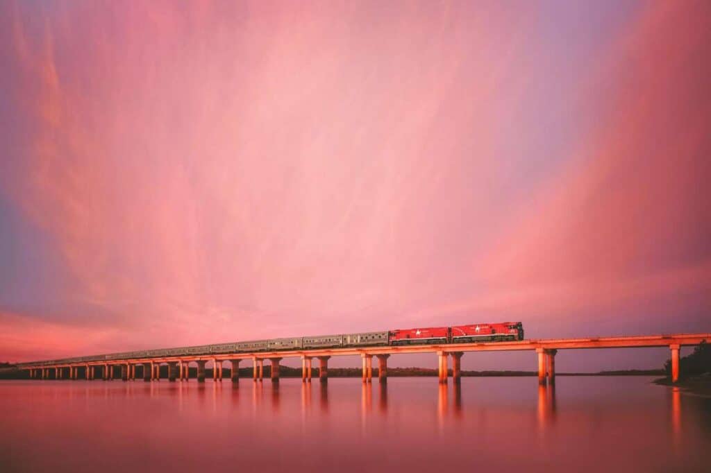 the ghan australia romantic train journeys for honeymoon